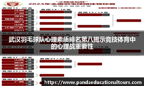 武汉羽毛球队心理素质排名第八揭示竞技体育中的心理战重要性